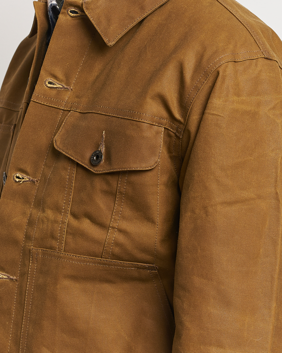 Mies | Takit | Filson | Short Lined Tin Cloth Cruiser Dark Tan