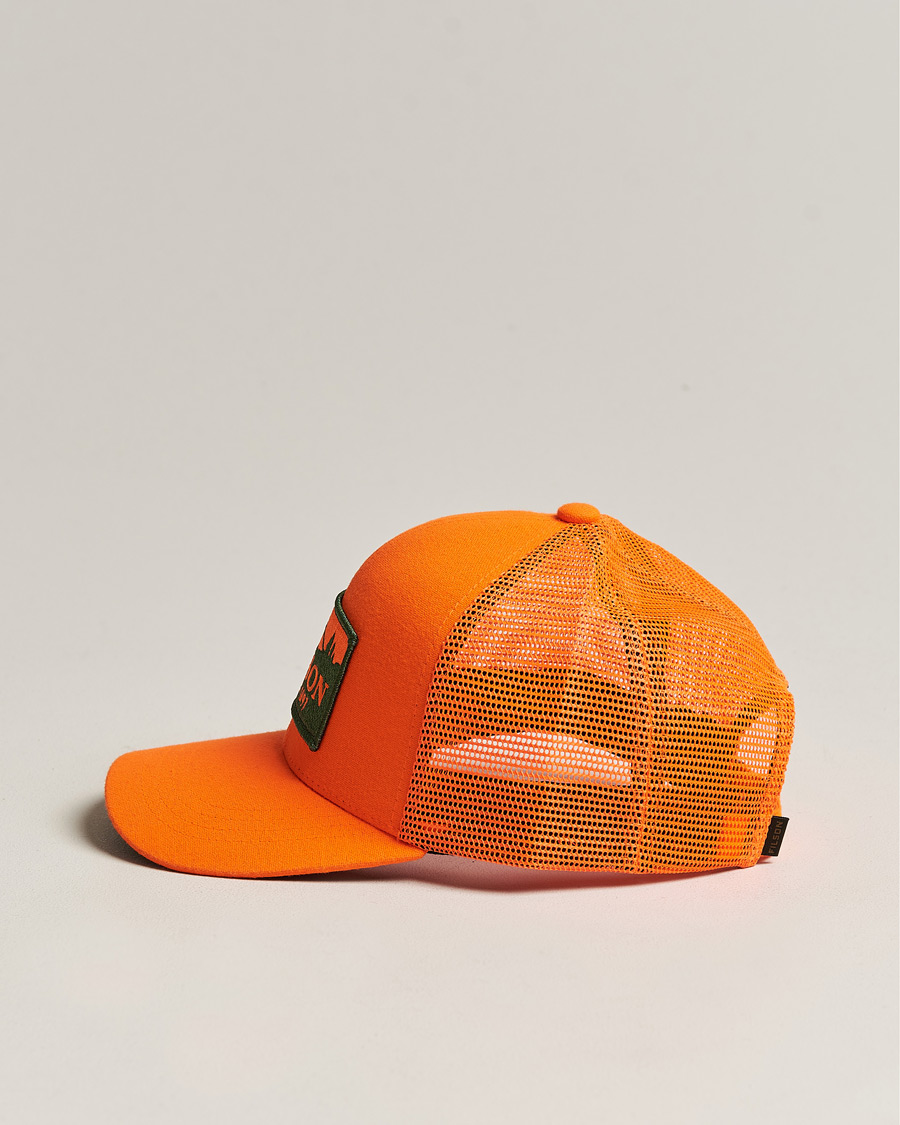 Mies | Filson Logger Mesh Cap Blaze Orange | Filson | Logger Mesh Cap Blaze Orange