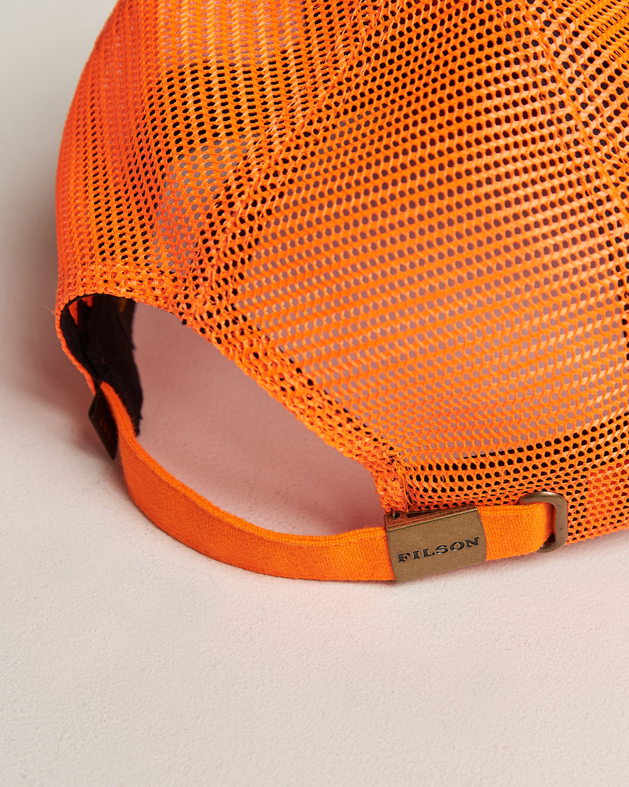 Mies | Filson Logger Mesh Cap Blaze Orange | Filson | Logger Mesh Cap Blaze Orange