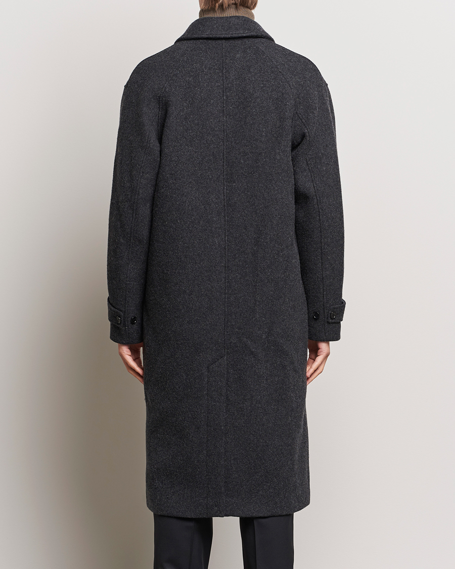 Mies | Takit | Samsøe Samsøe | Samsøe & Samsøe Jacob Coat Black Melange