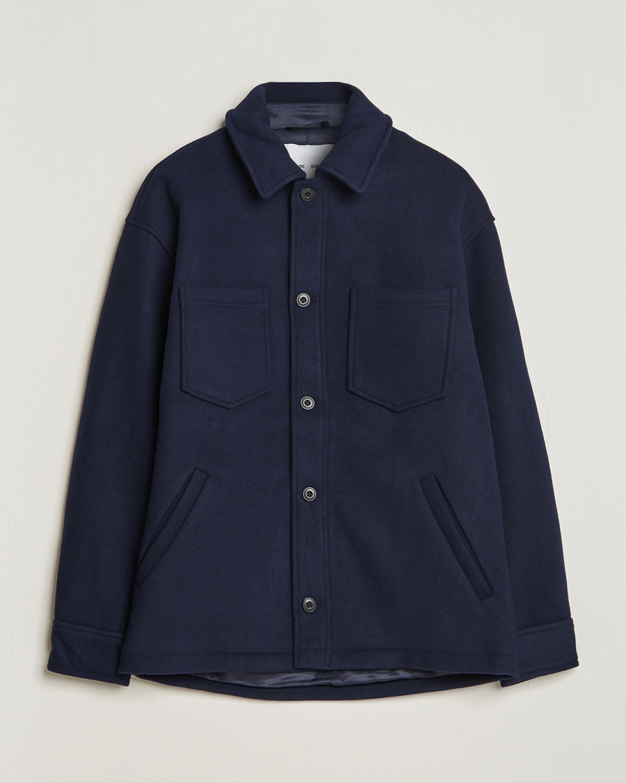 Mies | Takit | Samsøe Samsøe | Pally Padded Shirt Jacket Salute Navy