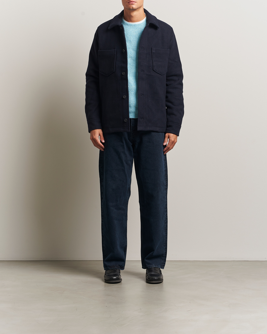 Mies | Takit | Samsøe Samsøe | Pally Padded Shirt Jacket Salute Navy