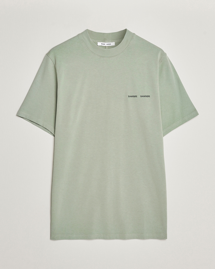 Mies | T-paidat | Samsøe Samsøe | Samsøe & Samsøe Norsbro Crew Neck T-Shirt Iceberg Green