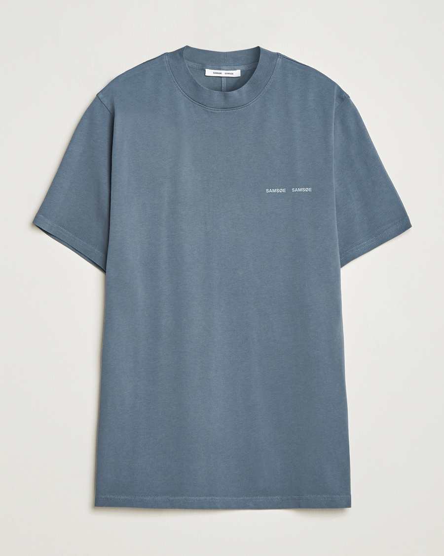 Mies | T-paidat | Samsøe Samsøe | Samsøe & Samsøe Norsbro Crew Neck T-Shirt Stormy Weather