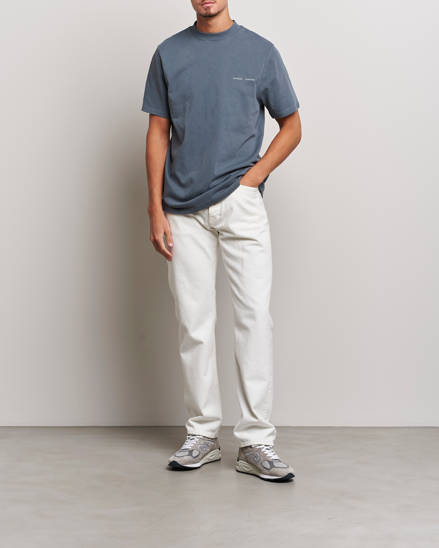 Mies | T-paidat | Samsøe Samsøe | Samsøe & Samsøe Norsbro Crew Neck T-Shirt Stormy Weather