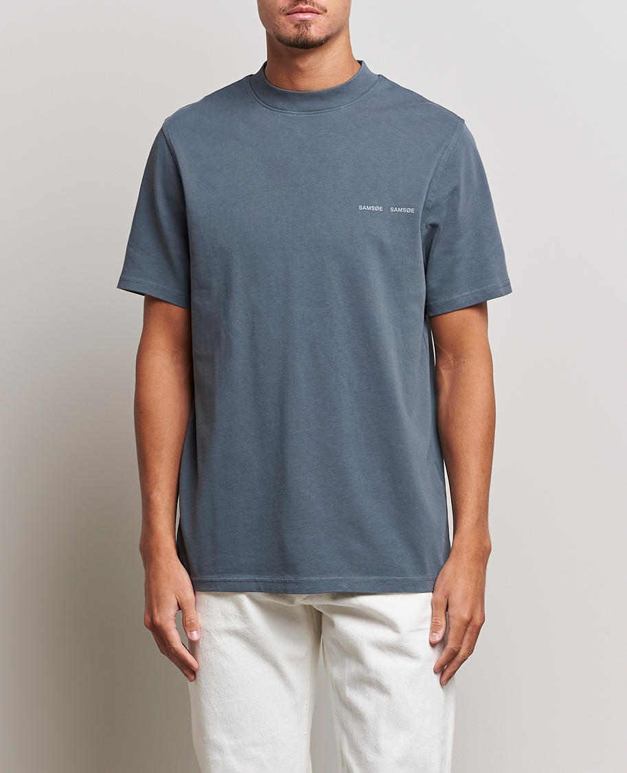 Mies | T-paidat | Samsøe Samsøe | Samsøe & Samsøe Norsbro Crew Neck T-Shirt Stormy Weather