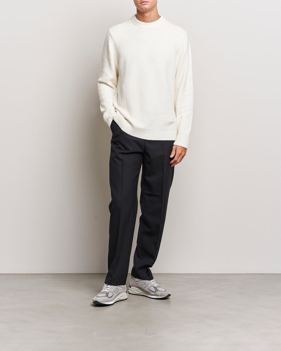 Mies | Puserot | Samsøe Samsøe | Alts Heavy Knitted Crew Neck Clear Cream