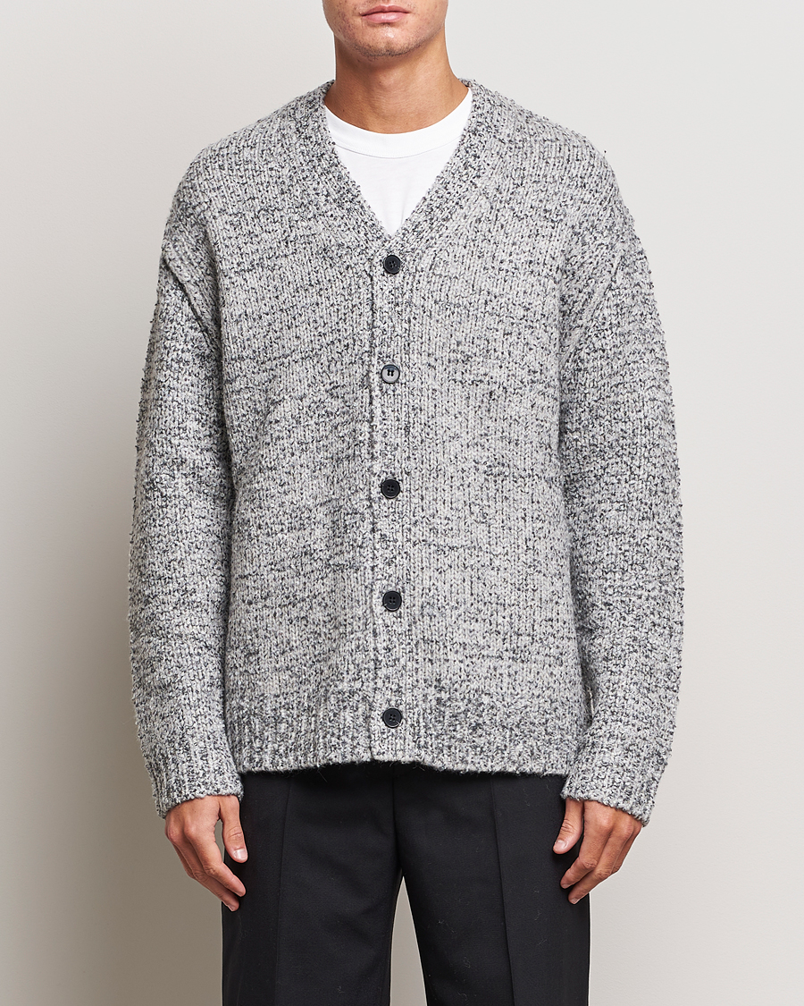 Mies | Puserot | Samsøe Samsøe | Samsøe & Samsøe Max Knitted Cardigan Grey Melange