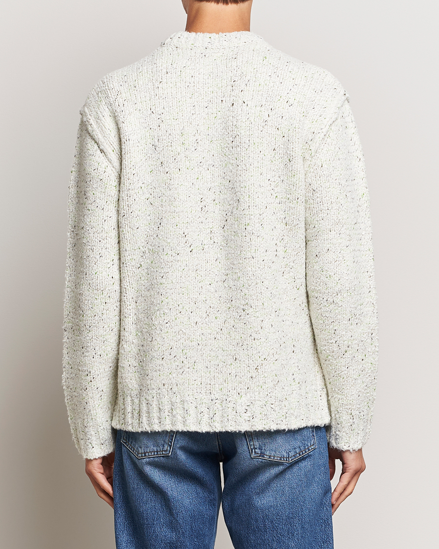Mies | Puserot | Samsøe Samsøe | Samsøe & Samsøe Max Heavy Knitted Crew Neck White Neps