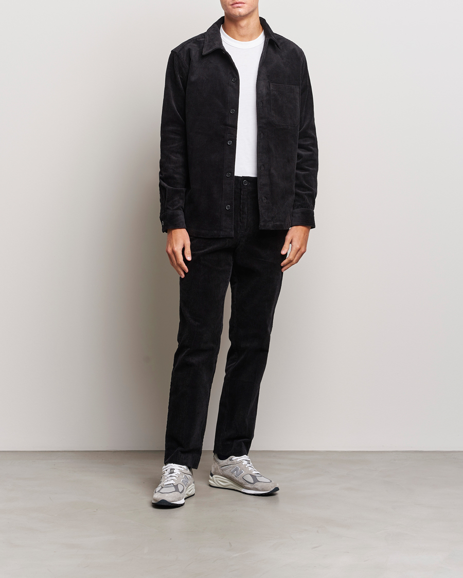 Mies | Housut | Samsøe Samsøe | Samsøe & Samsøe Felix Corduroy Trousers Black