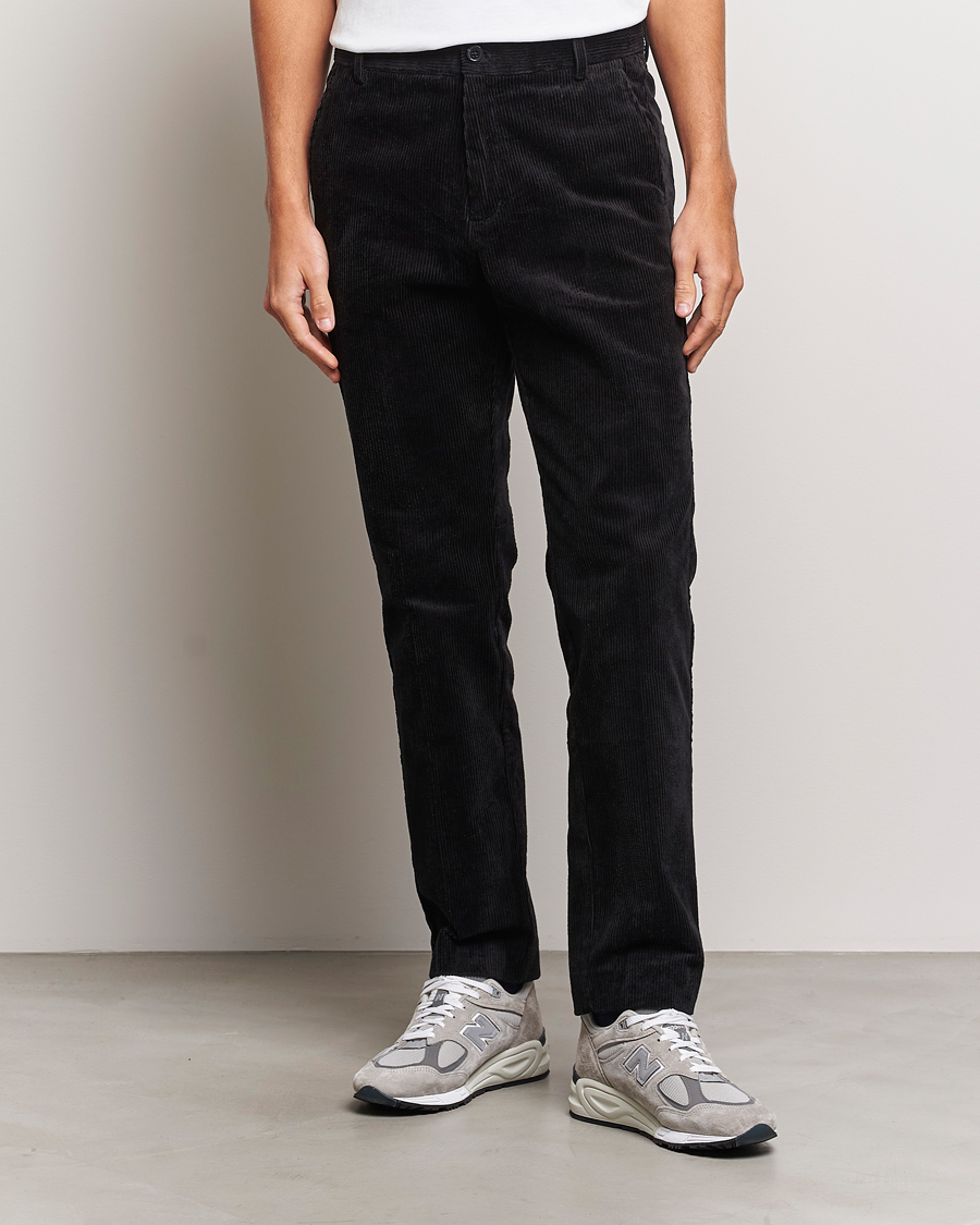 Mies | Housut | Samsøe Samsøe | Samsøe & Samsøe Felix Corduroy Trousers Black