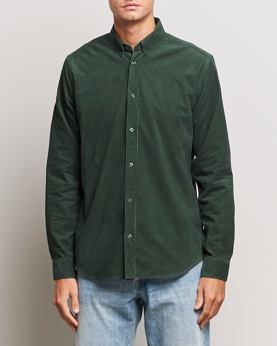 Mies | Kauluspaidat | Samsøe Samsøe | Samsøe & Samsøe Liam Baby Cord Shirt Garden Topiary