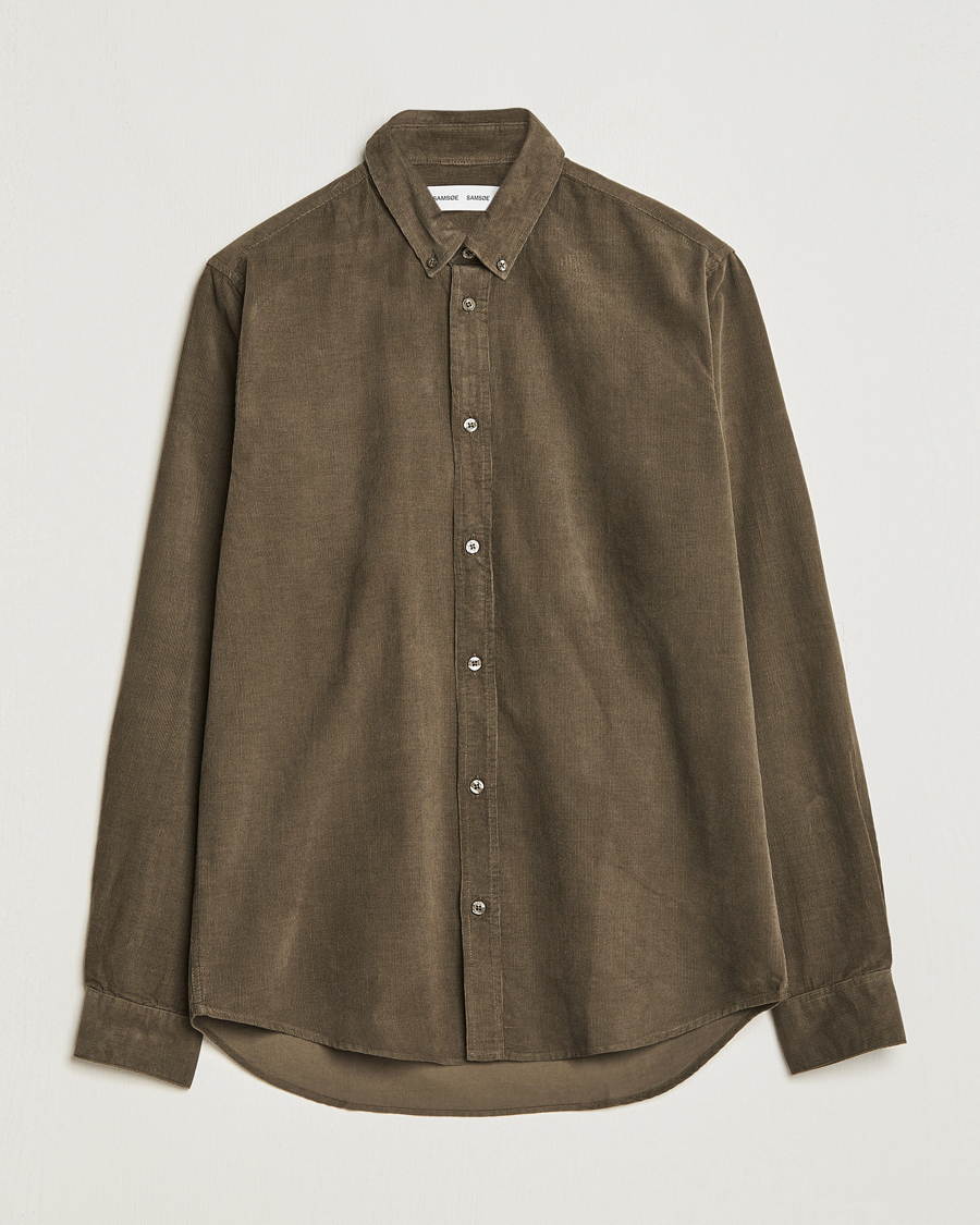 Mies | Kauluspaidat | Samsøe Samsøe | Samsøe & Samsøe Liam Baby Cord Shirt Crocodile