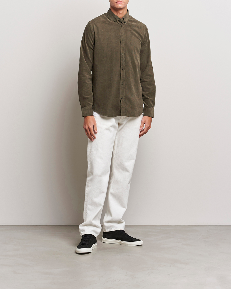 Mies | Kauluspaidat | Samsøe Samsøe | Samsøe & Samsøe Liam Baby Cord Shirt Crocodile