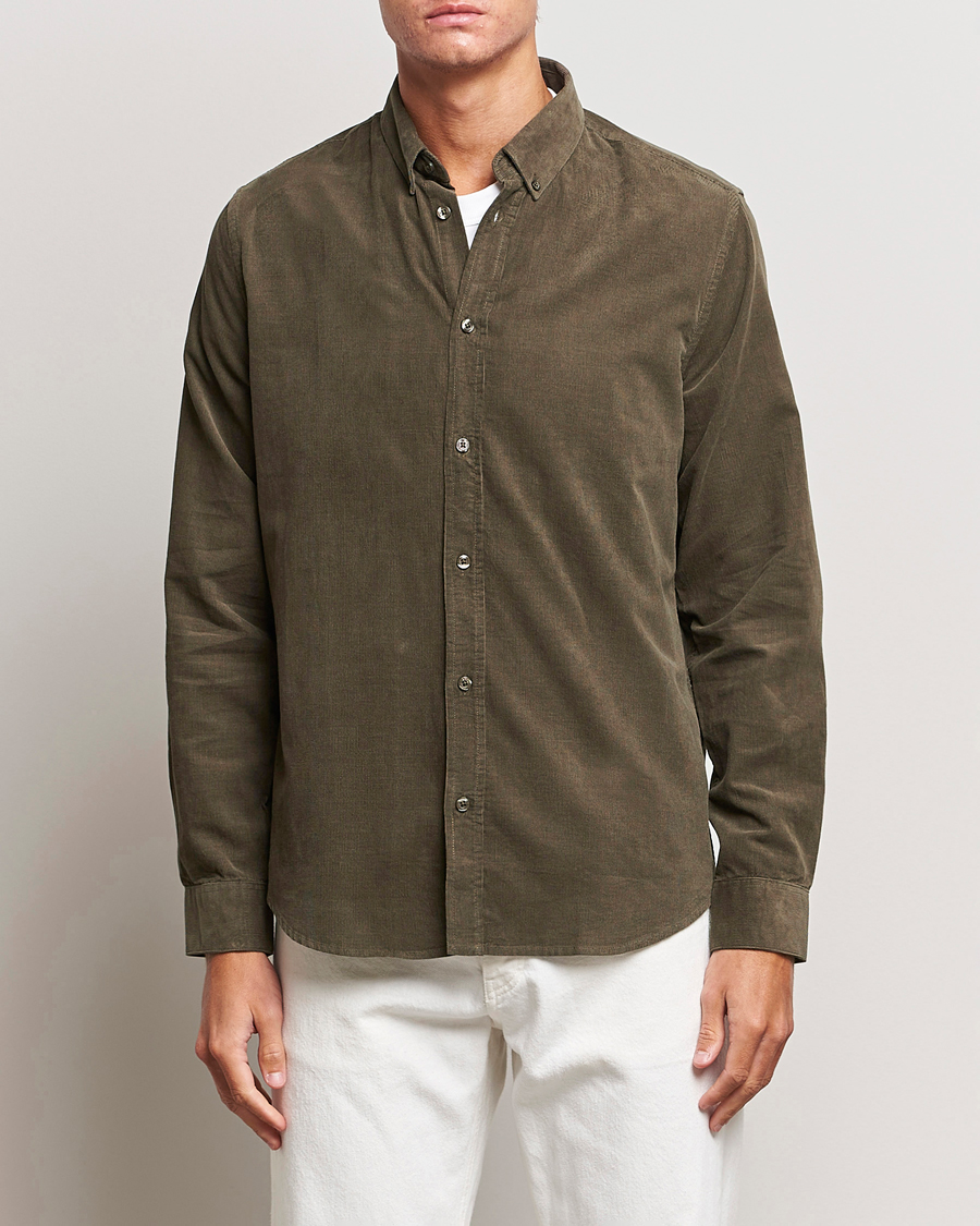 Mies | Kauluspaidat | Samsøe Samsøe | Samsøe & Samsøe Liam Baby Cord Shirt Crocodile