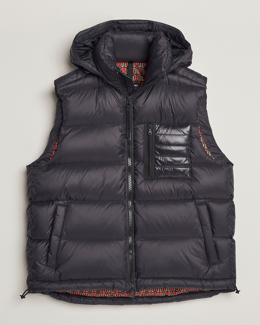 Mies | Takit | J.Lindeberg | Duke Hoodded Down Vest Black