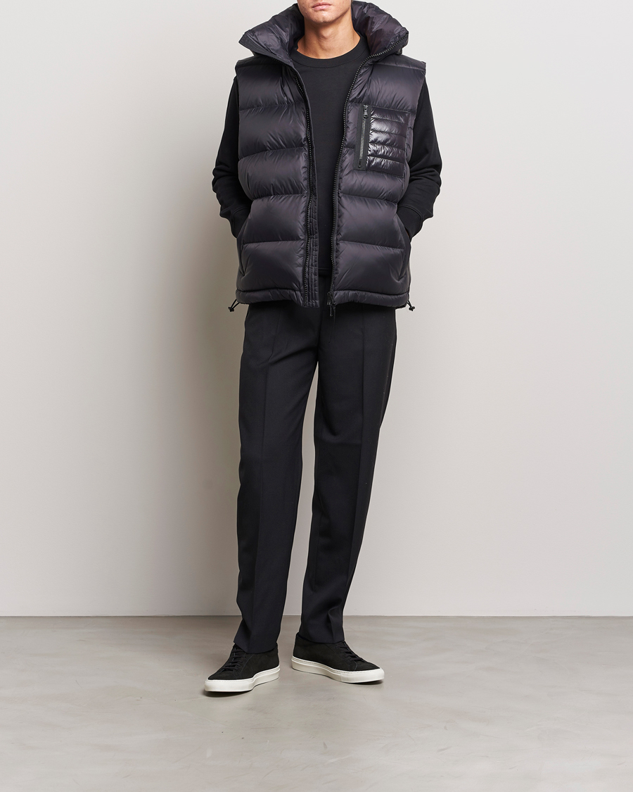 Mies | Takit | J.Lindeberg | Duke Hoodded Down Vest Black