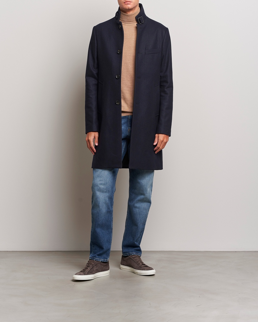 Mies | Takit | J.Lindeberg | Holger Melton Coat Navy