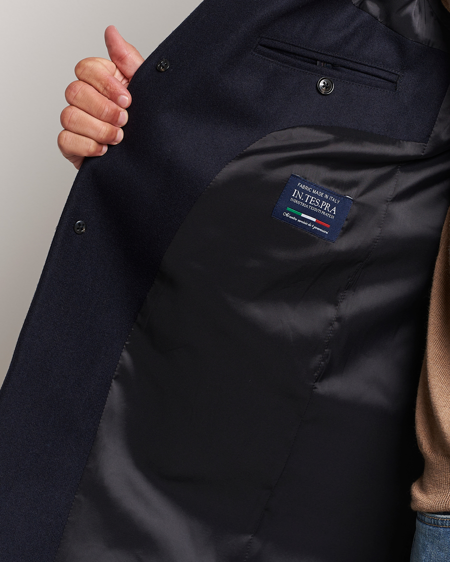 Mies | Takit | J.Lindeberg | Holger Melton Coat Navy