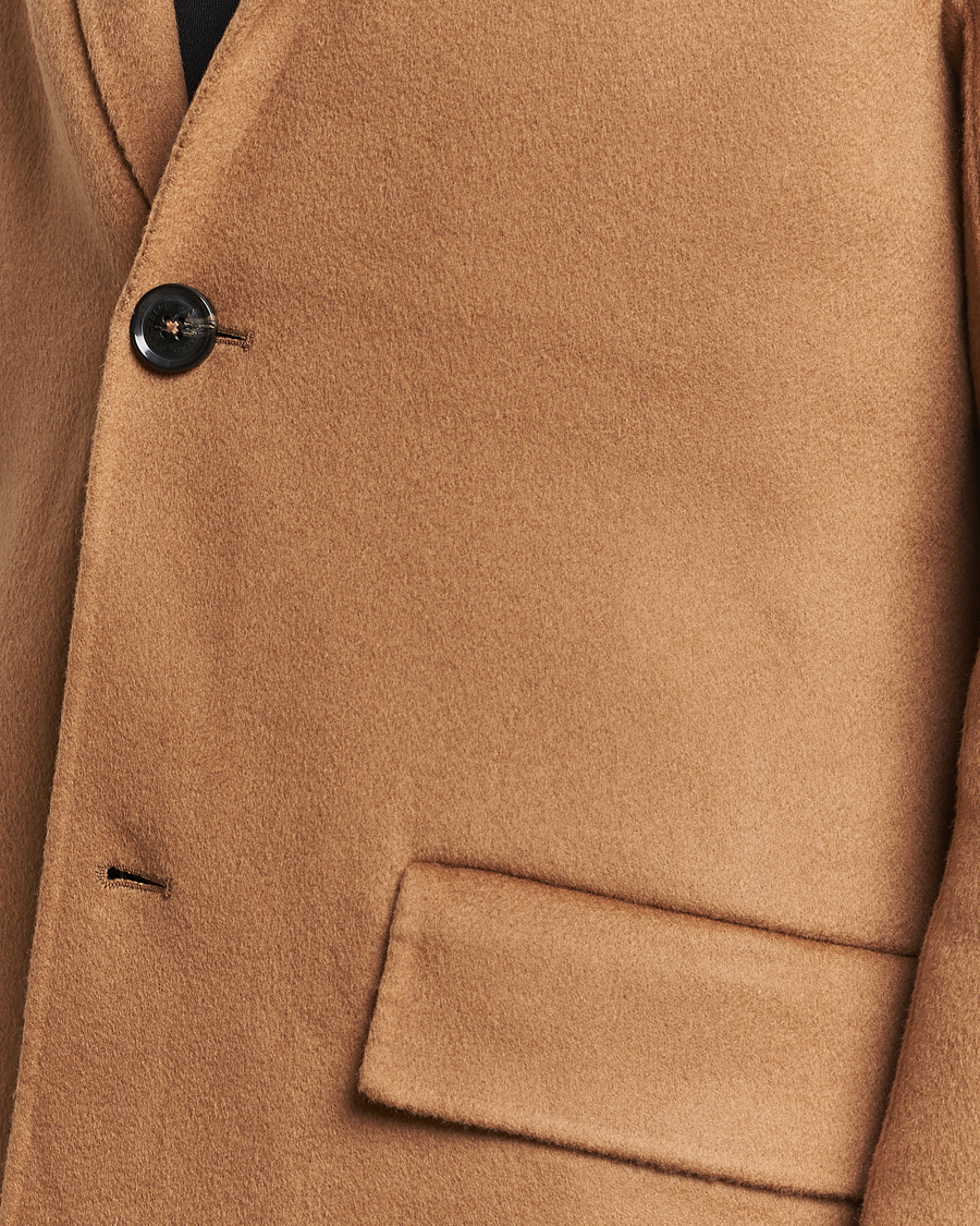 Mies | Takit | J.Lindeberg | Diego Unlined Wool/Cashmere Coat Chipmunk