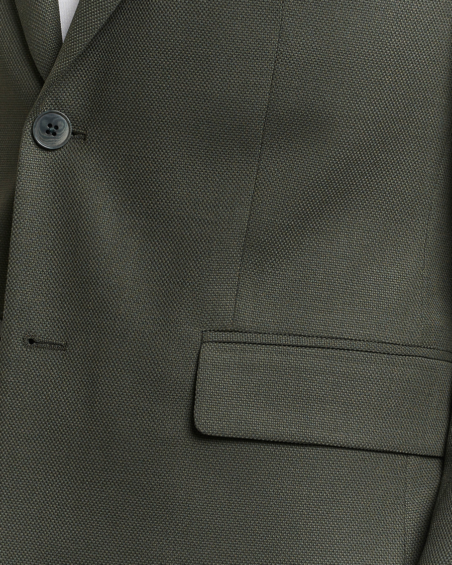 Mies | Pikkutakit | J.Lindeberg | Hopper Active Hopsack Blazer Forest Green
