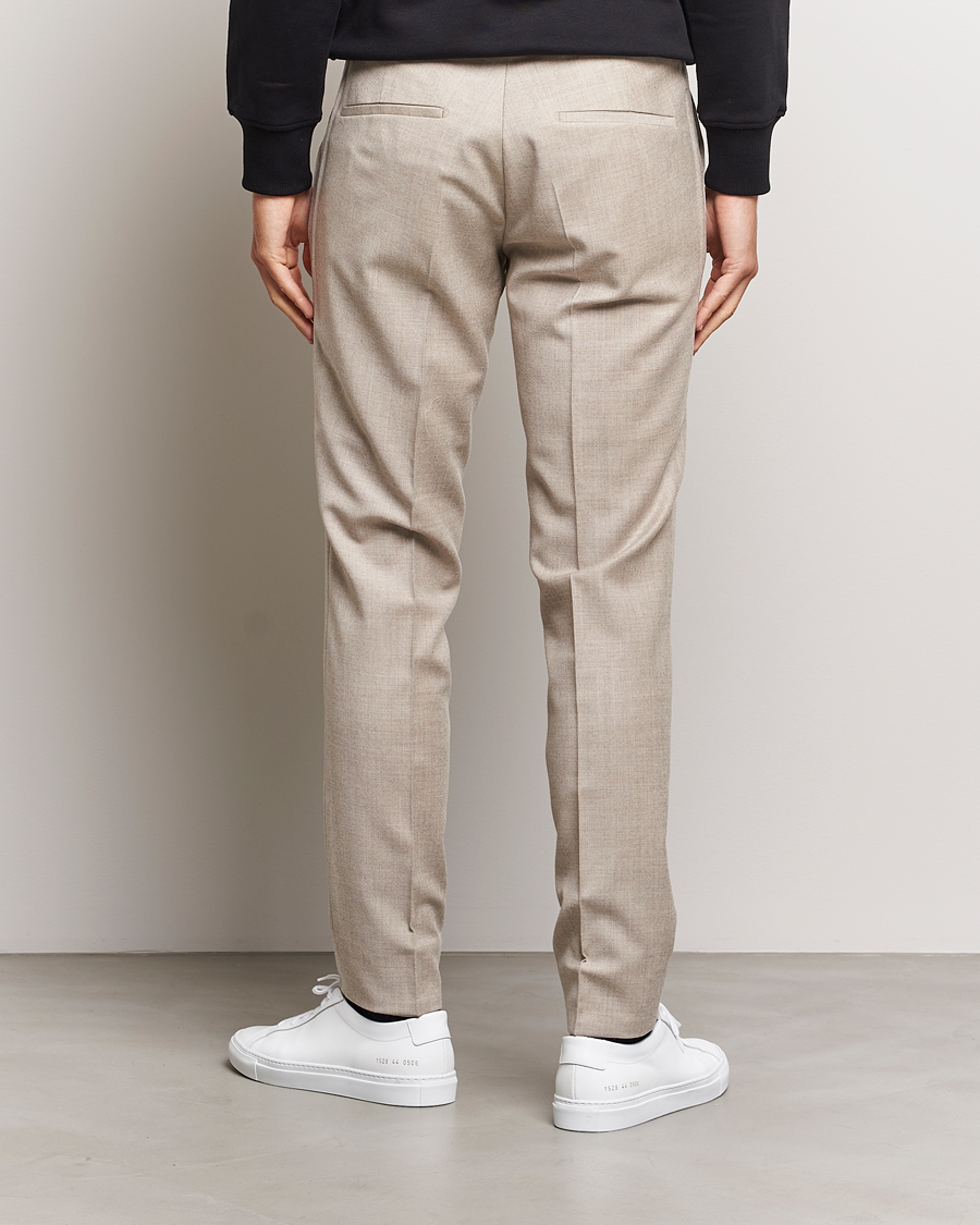 Mies | Housut | J.Lindeberg | Grant Stretch Flannel Trousers Oyster Grey