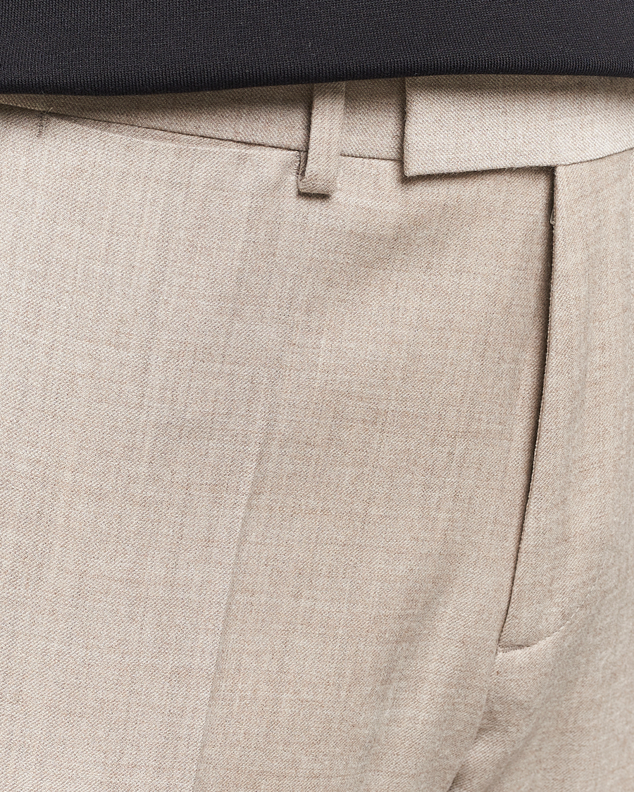 Mies | Housut | J.Lindeberg | Grant Stretch Flannel Trousers Oyster Grey