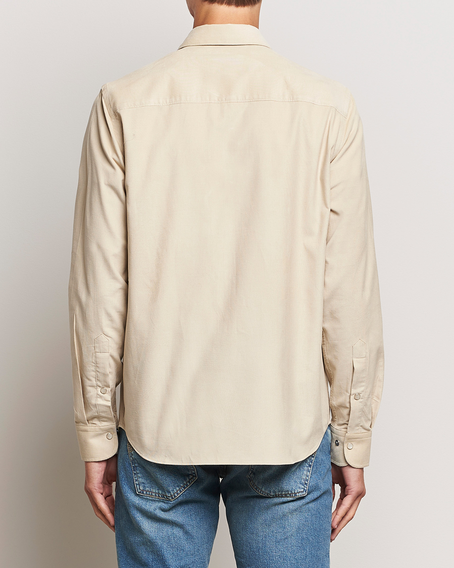 Mies | Kauluspaidat | J.Lindeberg | Carlos Reg Cord Shirt Oyster Grey