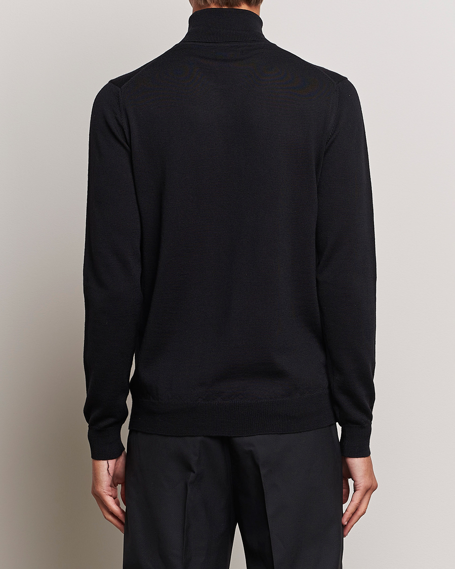 Mies | Puserot | J.Lindeberg | Lyd True Merino Polo Black