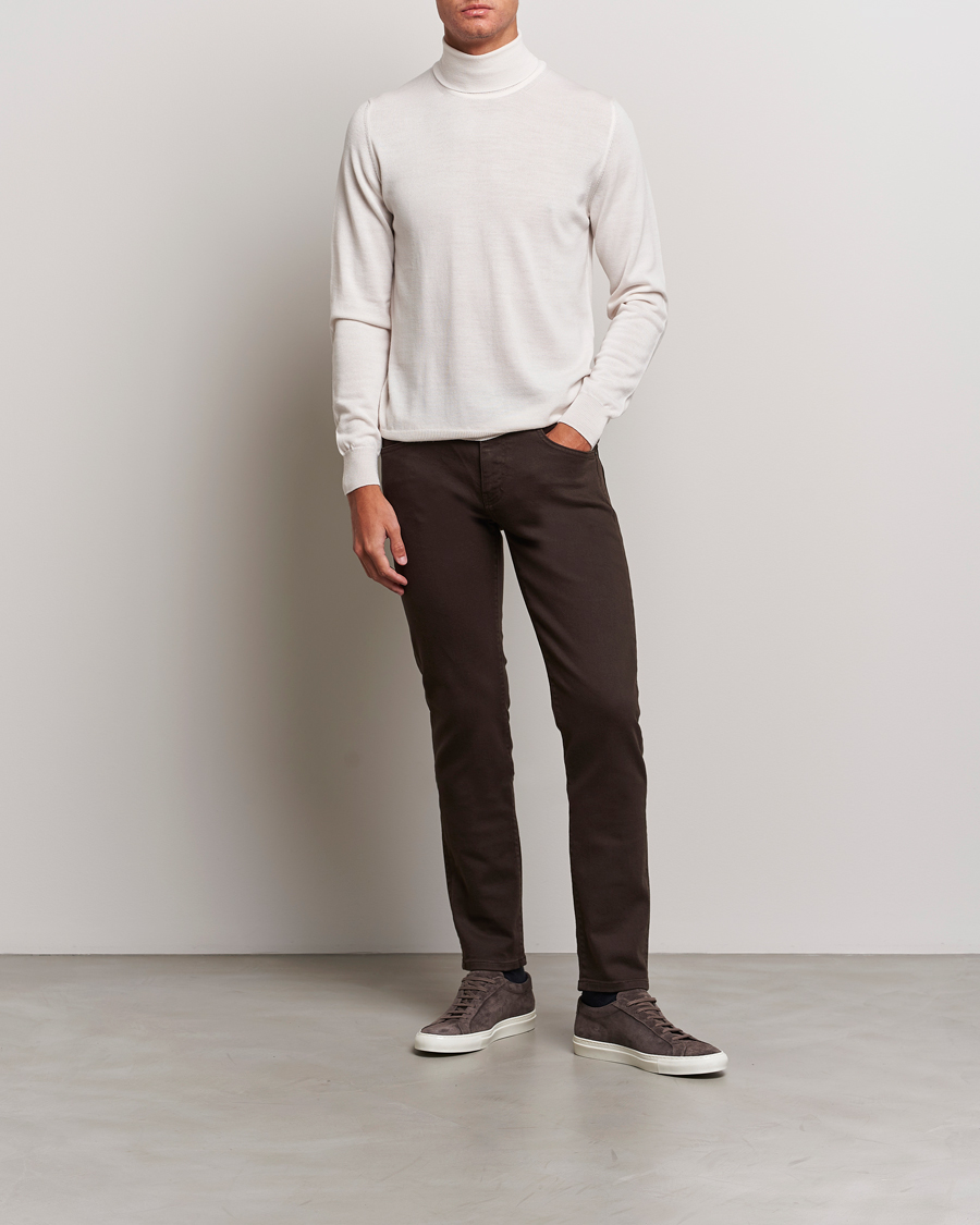 Mies | Puserot | J.Lindeberg | Lyd True Merino Polo Cloud White