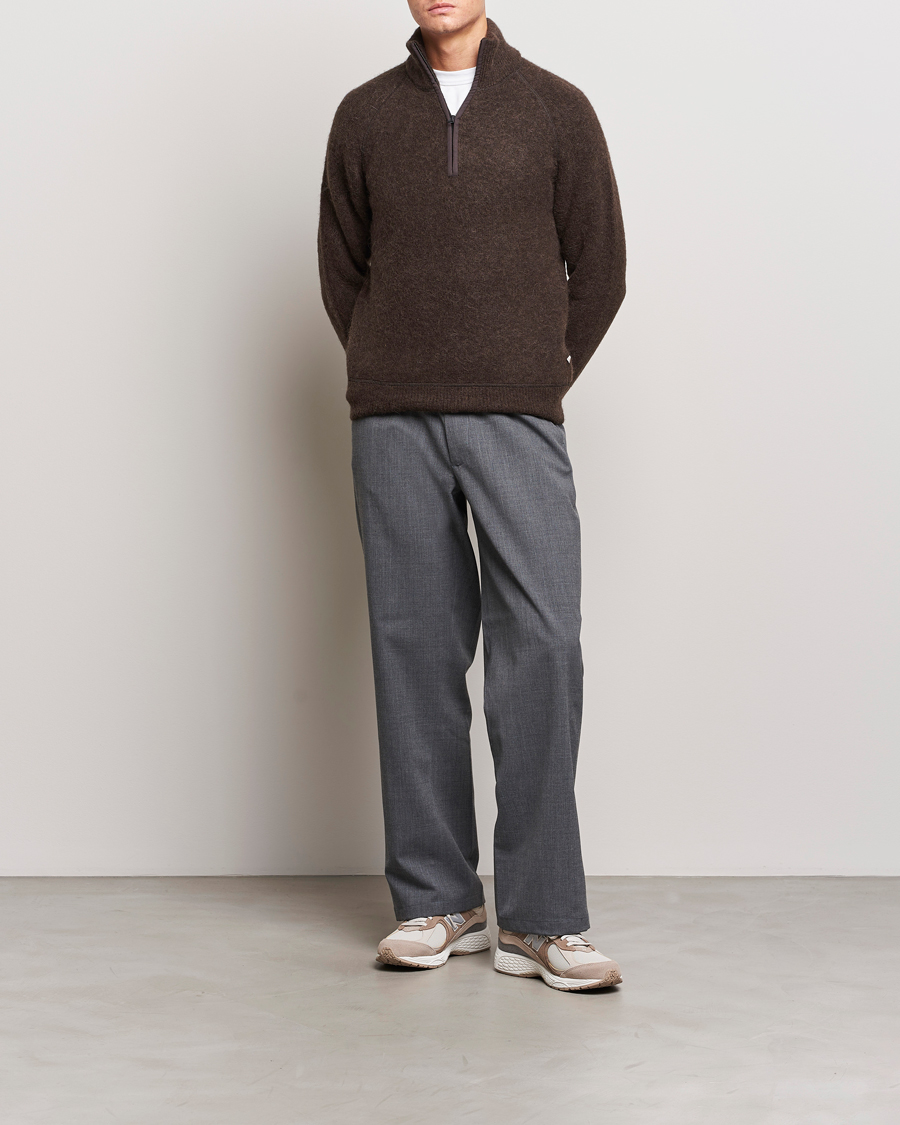 Mies | Puserot | J.Lindeberg | Wilton Half Zip Sweater Delicioso