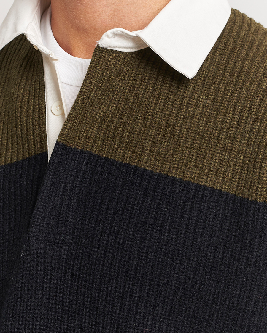 Mies | Puserot | J.Lindeberg | Larkspur Knitted Rugby Black