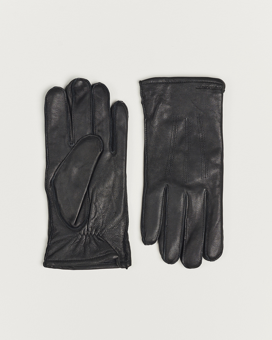 Mies | J.Lindeberg Milo Leather Glove Black | J.Lindeberg | Milo Leather Glove Black