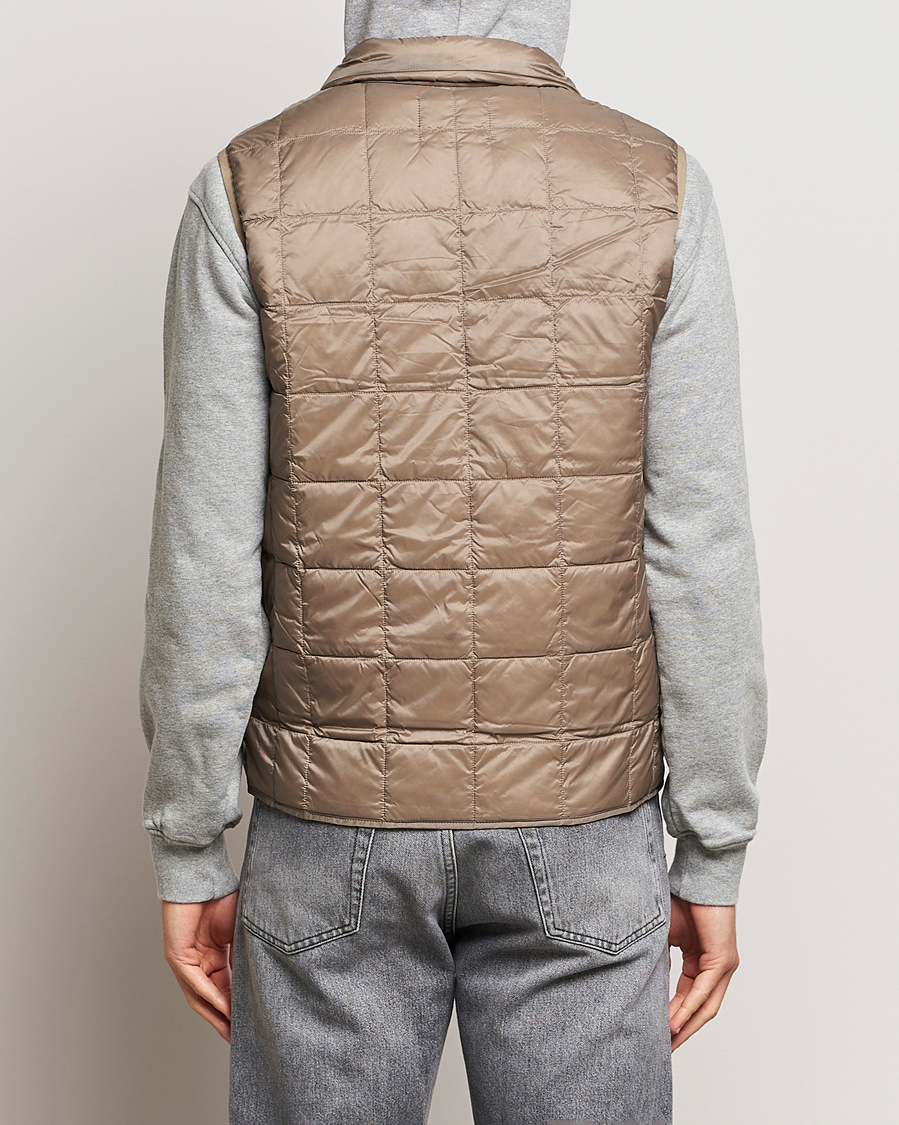 Mies | Ulkoliivit | TAION | High Neck Full Zip Lightweight Down Vest Khaki