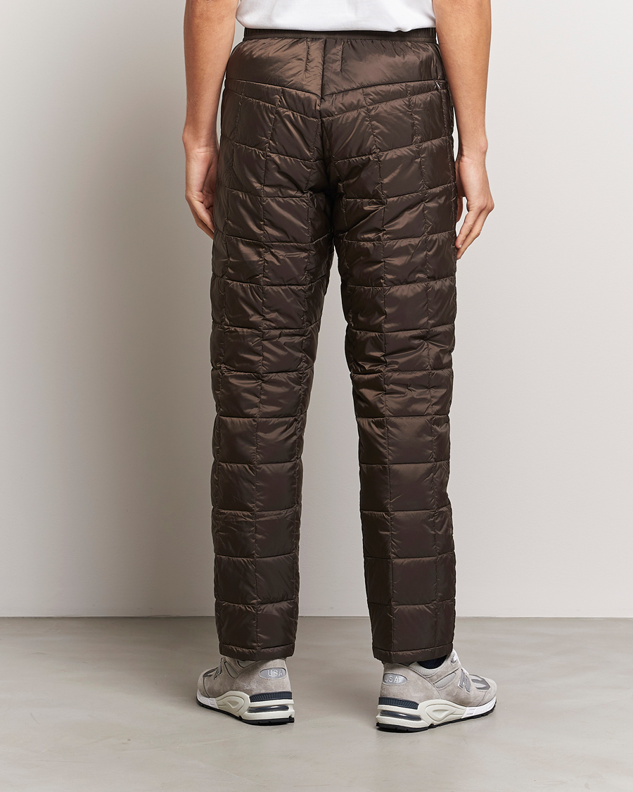 Mies | Housut | TAION | Regular Straight Down Pants Dark Choco