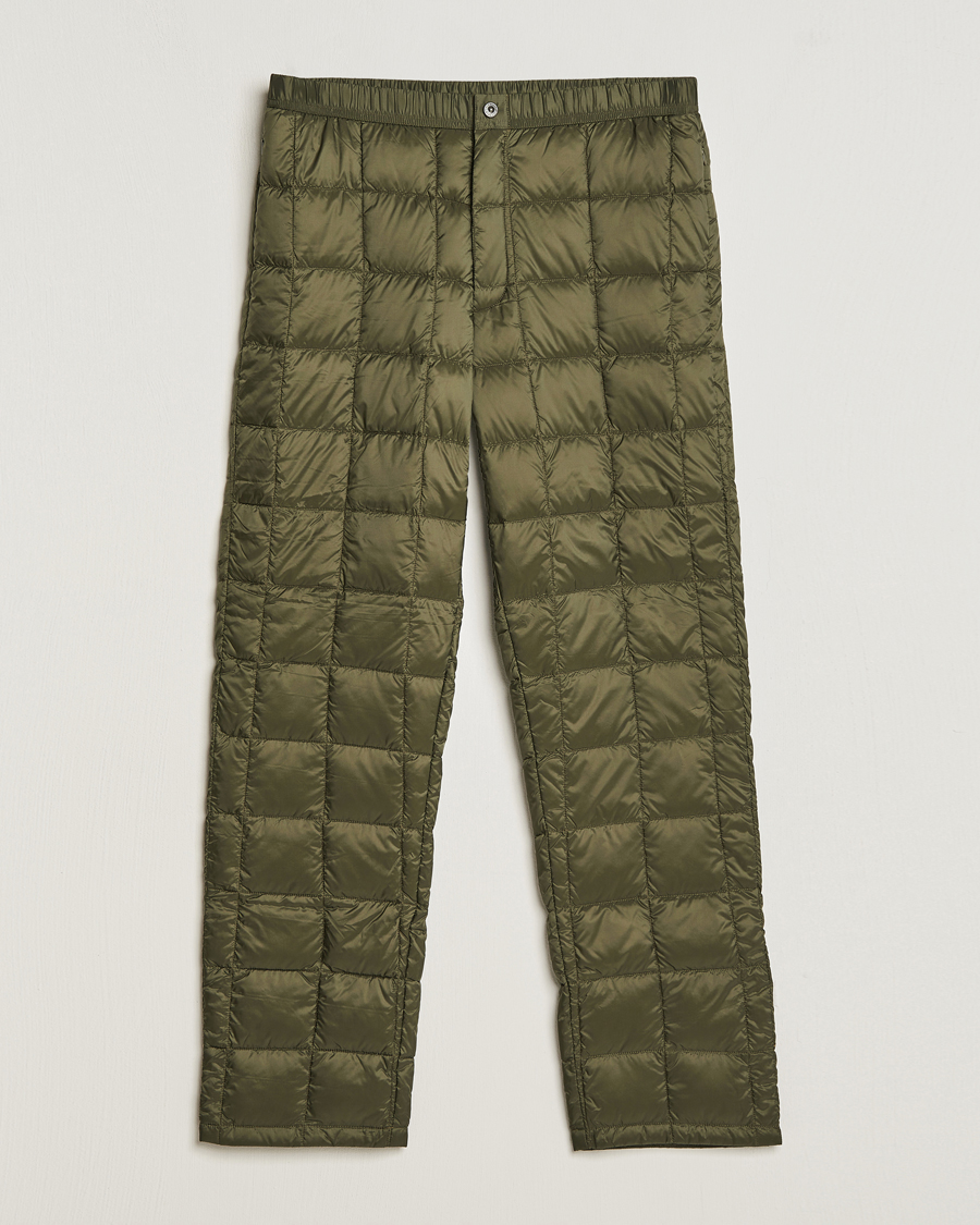 Mies | Housut | TAION | Regular Straight Down Pants Dark Olive