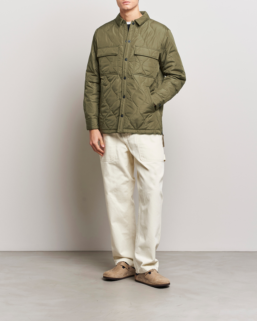 Mies | Takit | TAION | Padded Military CPO Shirt Jacket Dark Olive