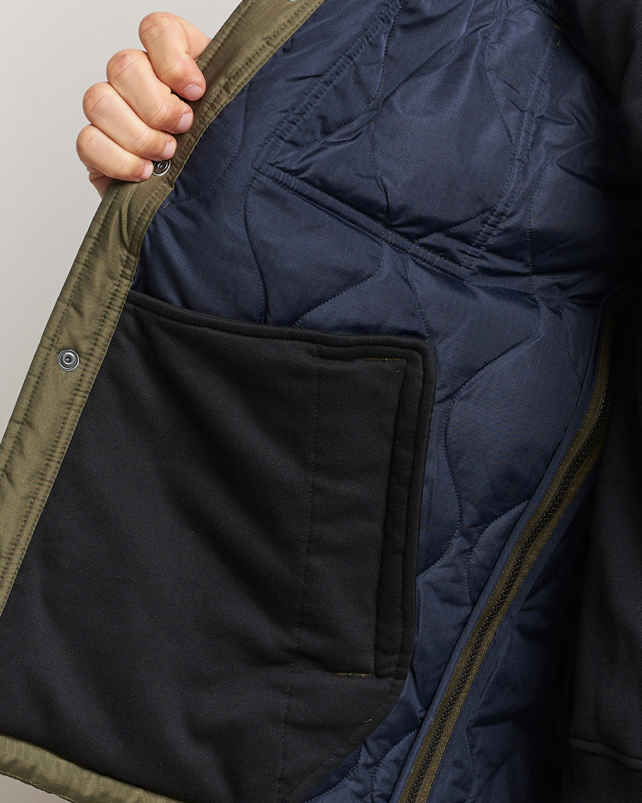 Mies | Takit | TAION | Padded Military CPO Shirt Jacket Dark Olive