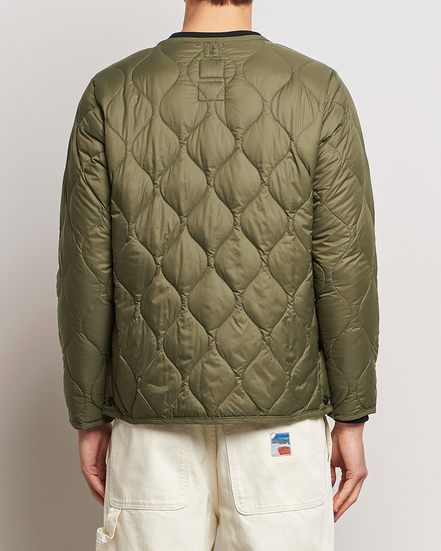 Mies | Takit | TAION | Military Crew Neck Down Jacket Dark Olive
