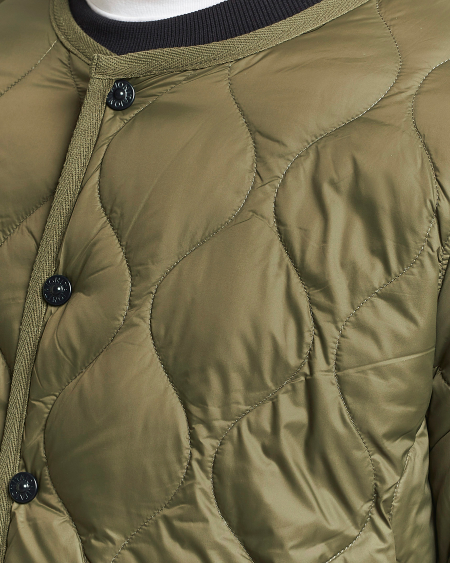 Mies | Takit | TAION | Military Crew Neck Down Jacket Dark Olive