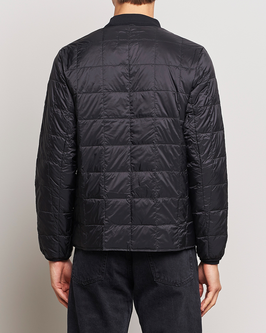 Mies | Takit | TAION | Crew Neck W-Zip Down Jacket Black