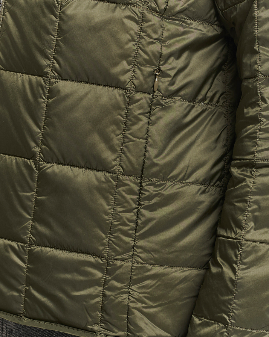 Mies | Takit | TAION | Crew Neck W-Zip Down Jacket Dark Olive
