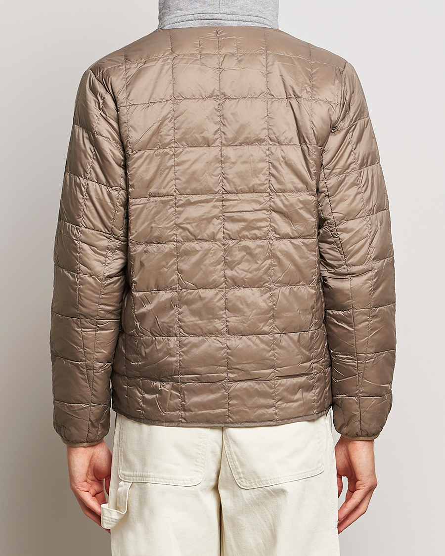 Mies | Takit | TAION | Crew Neck W-Zip Down Jacket Khaki