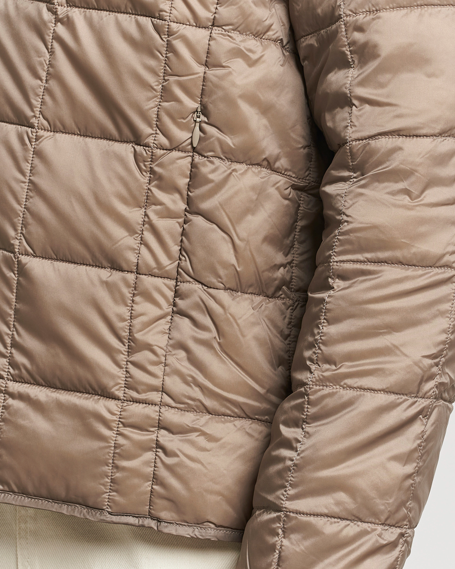 Mies | Takit | TAION | Crew Neck W-Zip Down Jacket Khaki
