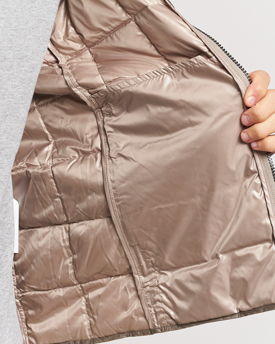 Mies | Takit | TAION | Crew Neck W-Zip Down Jacket Khaki