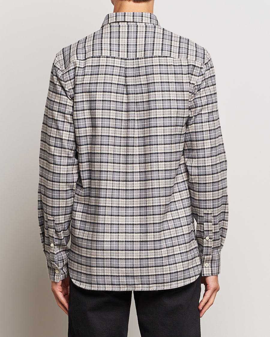 Mies | Kauluspaidat | Lyle & Scott | Checked Flannel Button Down Shirt Cove White