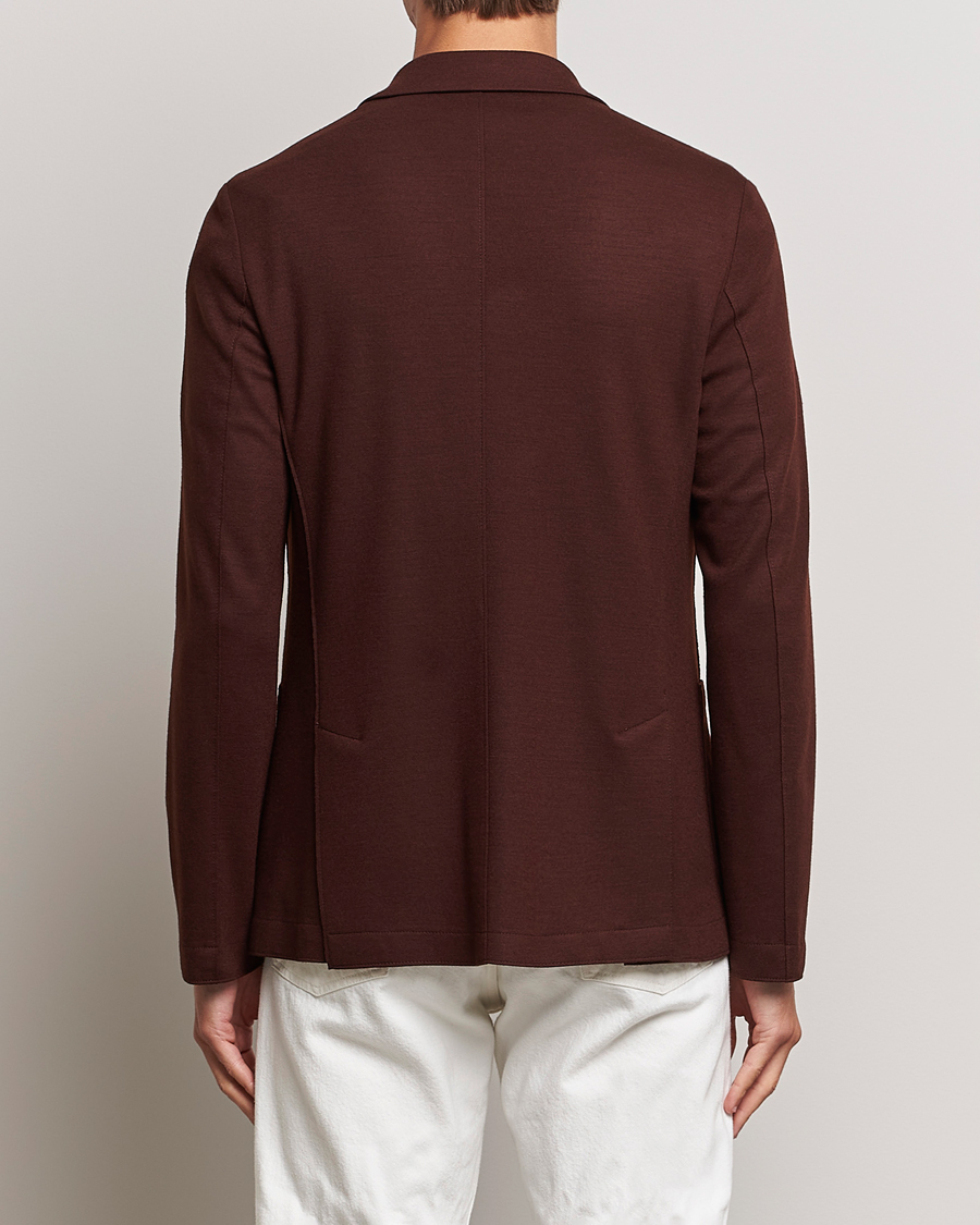 Mies | Pikkutakit | Harris Wharf London | Two Button Vented Superfine Merino Blazer Brown