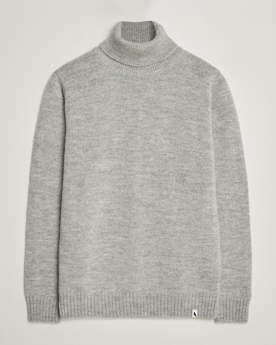 Mies | Puserot | Peregrine | Maker's Stitch Merino Polo Light Grey