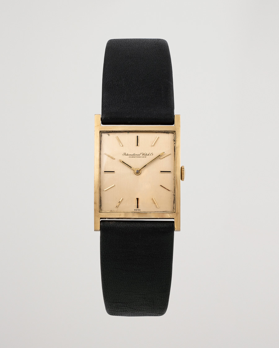 Mies | IWC Pre-Owned Tank 18K Gold Black | IWC Pre-Owned | Tank 18K Gold Black
