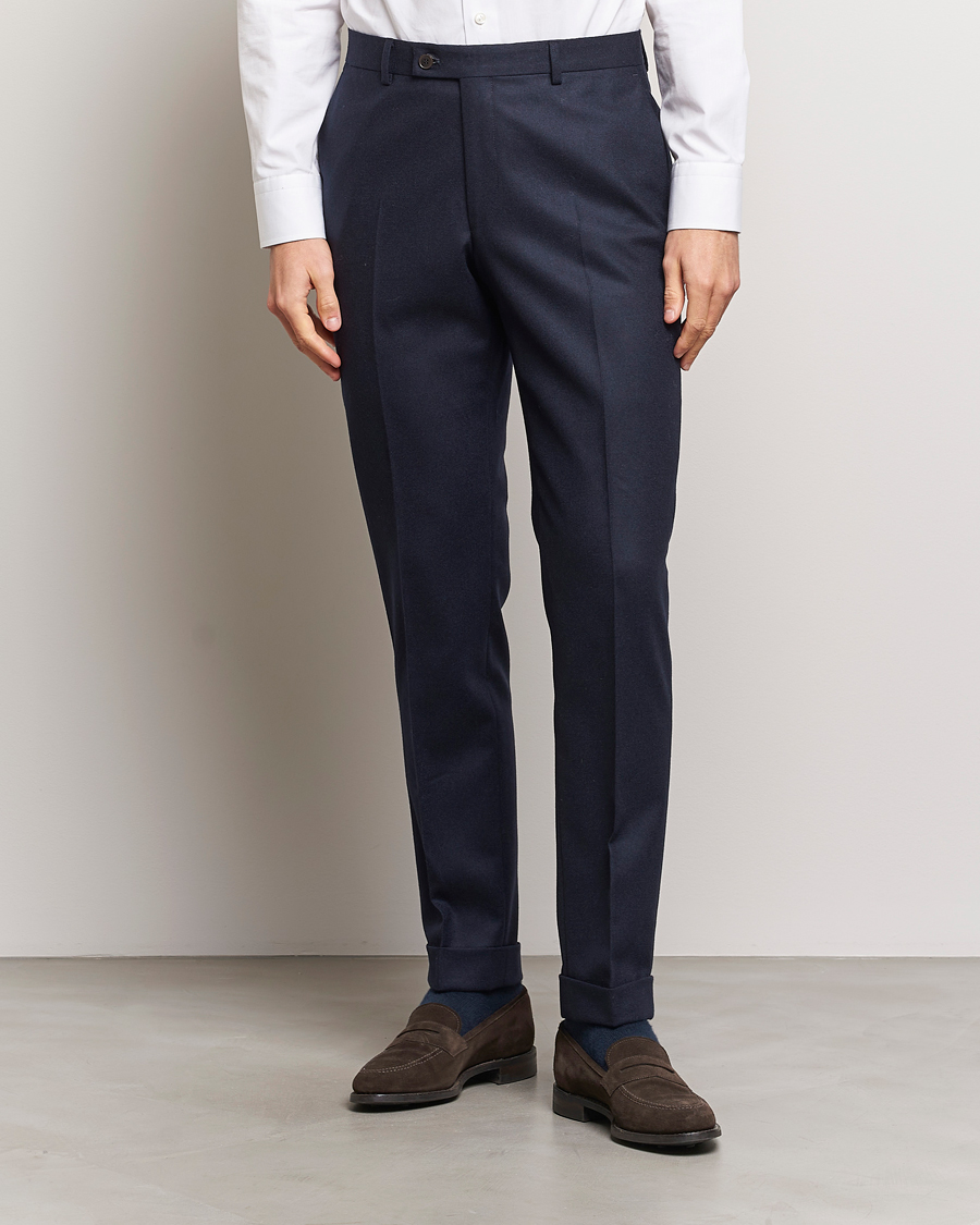 Mies |  | Morris Heritage | Jack Flannel Trousers Navy